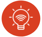 smart lighting control system icon