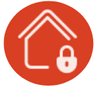 smart security and alarm icon